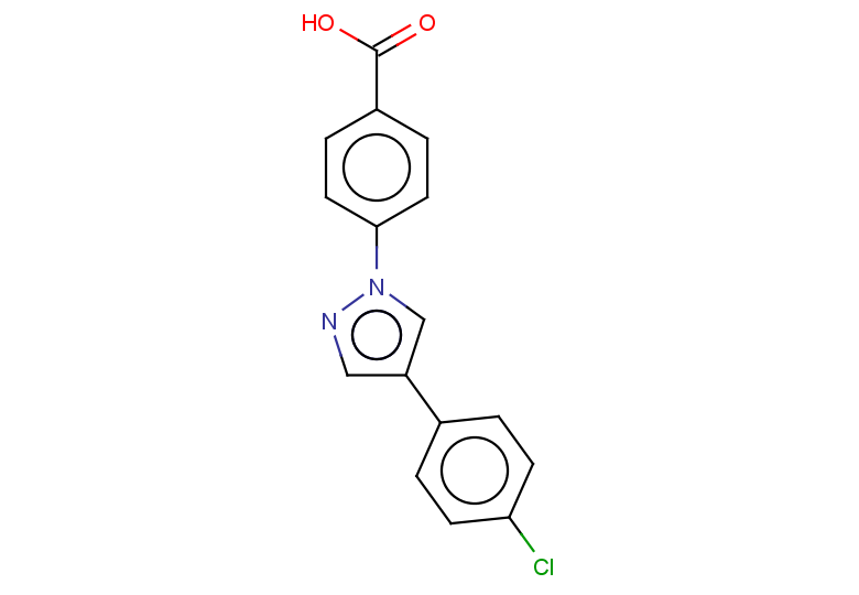 4-[4-(4-chlorophenyl)-1H-pyrazol-1-yl]benzoic acid