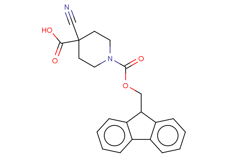 4-cyano-1-{[(9H-fluoren-9-yl)methoxy]carbonyl}piperidine-4-carboxylic acid