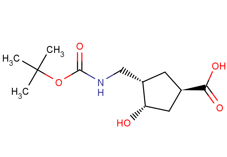rac-(1R,3S,4S)-3-({[(tert-butoxy)carbonyl]amino}methyl)-4-hydroxycyclopentane-1-carboxylic acid