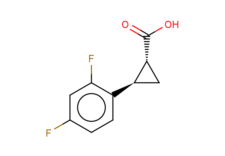 rac-(1R,2R)-2-(2,4-difluorophenyl)cyclopropane-1-carboxylic acid, trans