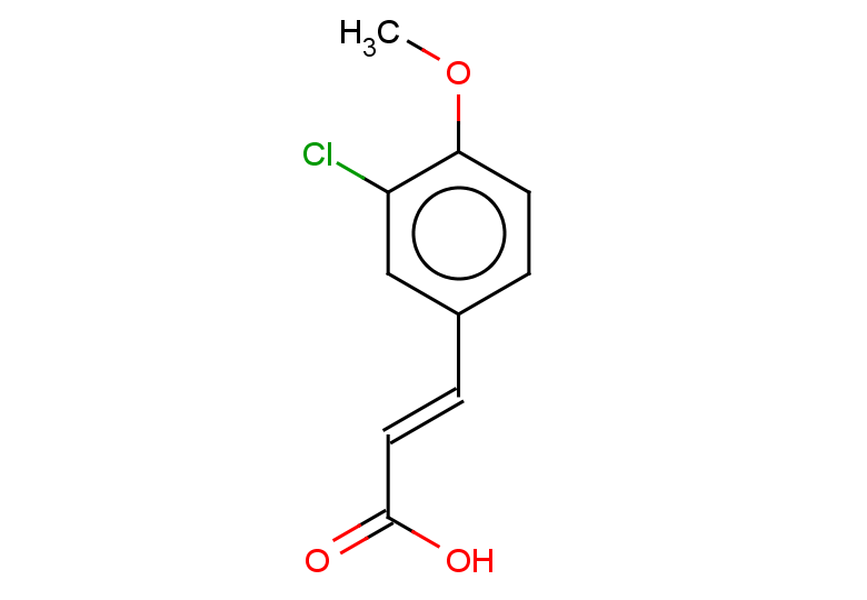 (2E)-3-(3-chloro-4-methoxyphenyl)prop-2-enoic acid