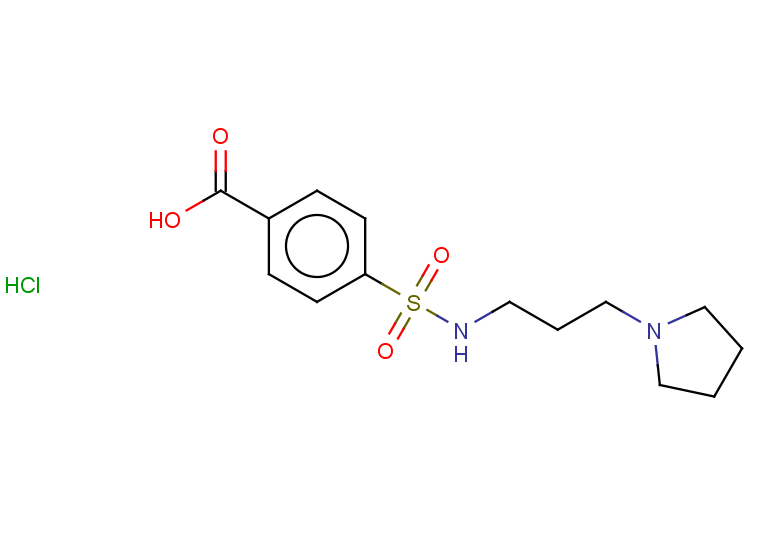 4-{[3-(pyrrolidin-1-yl)propyl]sulfamoyl}benzoic acid hydrochloride