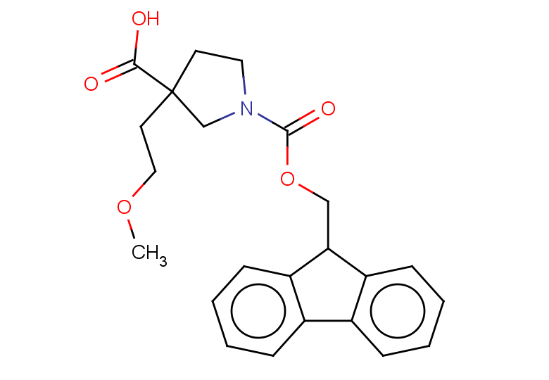 1-{[(9H-fluoren-9-yl)methoxy]carbonyl}-3-(2-methoxyethyl)pyrrolidine-3-carboxylic acid