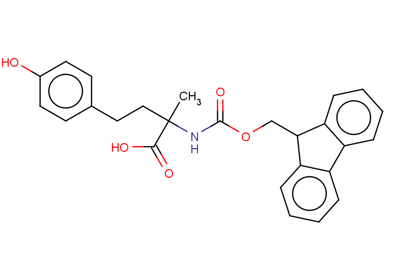 2-({[(9H-fluoren-9-yl)methoxy]carbonyl}amino)-4-(4-hydroxyphenyl)-2-methylbutanoic acid