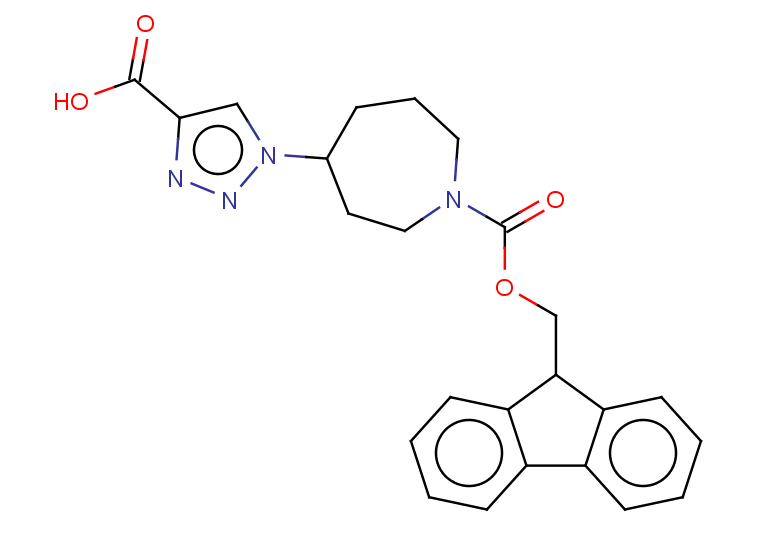 1-(1-{[(9H-fluoren-9-yl)methoxy]carbonyl}azepan-4-yl)-1H-1,2,3-triazole-4-carboxylic acid