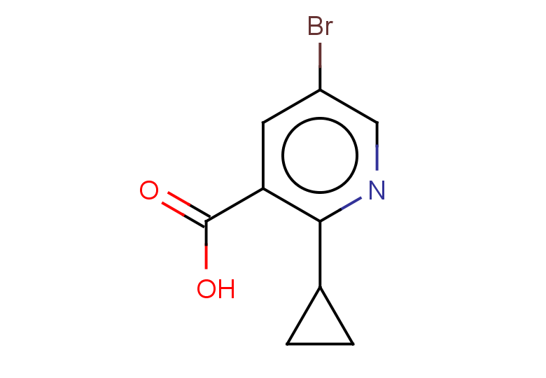 5-bromo-2-cyclopropylpyridine-3-carboxylic acid