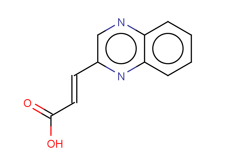 (2E)-3-(quinoxalin-2-yl)prop-2-enoic acid