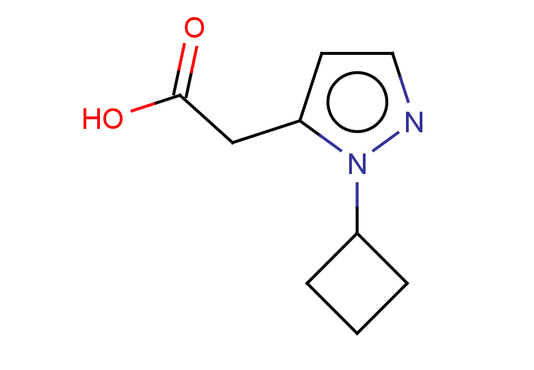 2-(1-cyclobutyl-1H-pyrazol-5-yl)acetic acid