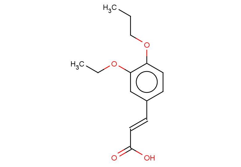 (2E)-3-(3-ethoxy-4-propoxyphenyl)prop-2-enoic acid
