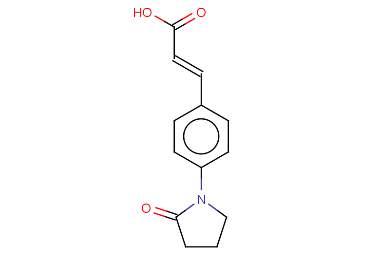 (2E)-3-[4-(2-oxopyrrolidin-1-yl)phenyl]prop-2-enoic acid