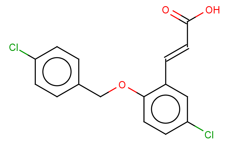 (2E)-3-{5-chloro-2-[(4-chlorophenyl)methoxy]phenyl}prop-2-enoic acid