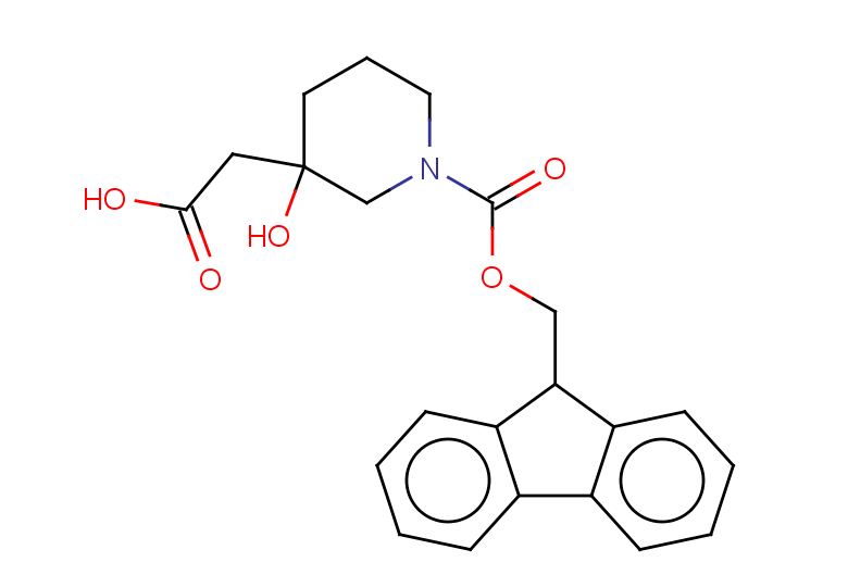 2-(1-{[(9H-fluoren-9-yl)methoxy]carbonyl}-3-hydroxypiperidin-3-yl)acetic acid