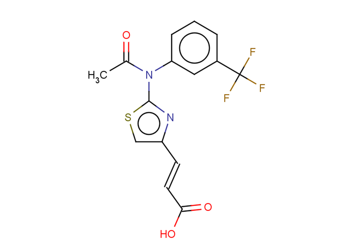 (2E)-3-(2-{N-[3-(trifluoromethyl)phenyl]acetamido}-1,3-thiazol-4-yl)prop-2-enoic acid