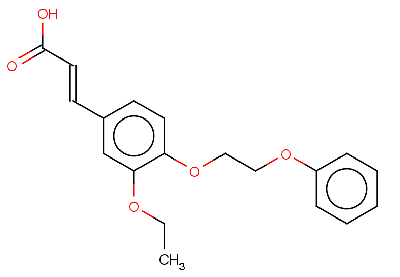 (2E)-3-[3-ethoxy-4-(2-phenoxyethoxy)phenyl]prop-2-enoic acid