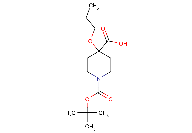 1-[(tert-butoxy)carbonyl]-4-propoxypiperidine-4-carboxylic acid