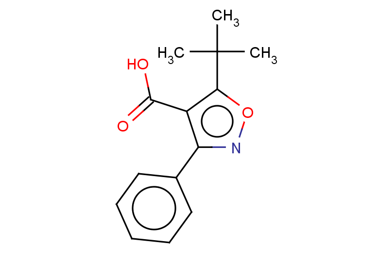 5-(tert-butyl)-3-phenylisoxazole-4-carboxylic acid