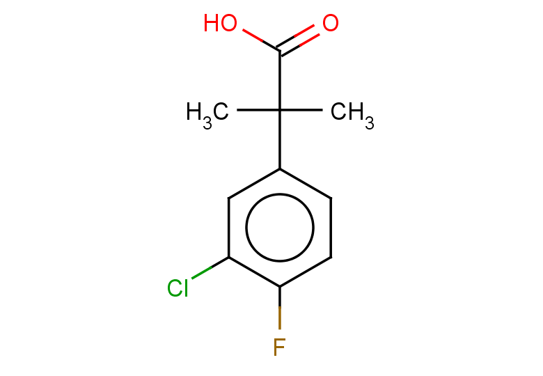 2-(3-chloro-4-fluorophenyl)-2-methylpropanoic acid