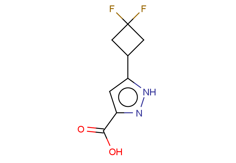 5-(3,3-difluorocyclobutyl)-1H-pyrazole-3-carboxylic acid