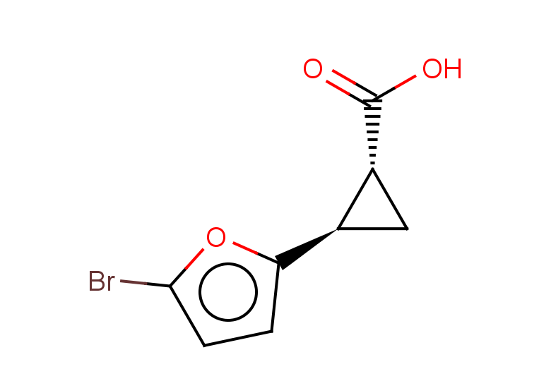 rac-(1R,2R)-2-(5-bromofuran-2-yl)cyclopropane-1-carboxylic acid, trans