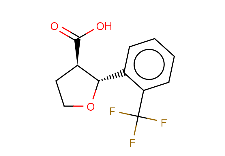 rac-(2R,3R)-2-[2-(trifluoromethyl)phenyl]oxolane-3-carboxylic acid, trans