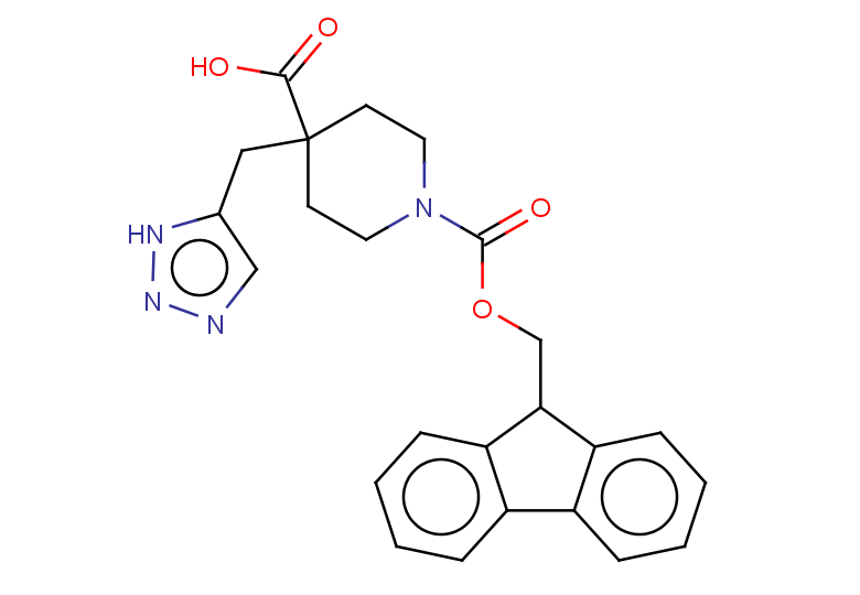 1-{[(9H-fluoren-9-yl)methoxy]carbonyl}-4-[(1H-1,2,3-triazol-5-yl)methyl]piperidine-4-carboxylic acid