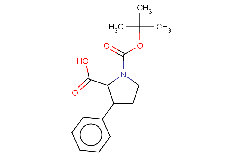 1-[(tert-butoxy)carbonyl]-3-phenylpyrrolidine-2-carboxylic acid, Mixture of diastereomers