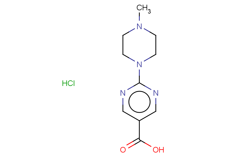 2-(4-methylpiperazin-1-yl)pyrimidine-5-carboxylic acid hydrochloride