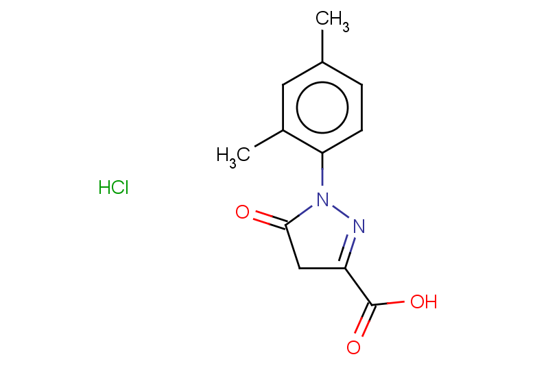 1-(2,4-dimethylphenyl)-5-oxo-4,5-dihydro-1H-pyrazole-3-carboxylic acid hydrochloride