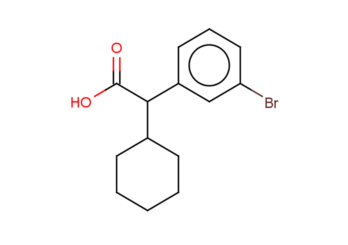 2-(3-bromophenyl)-2-cyclohexylacetic acid