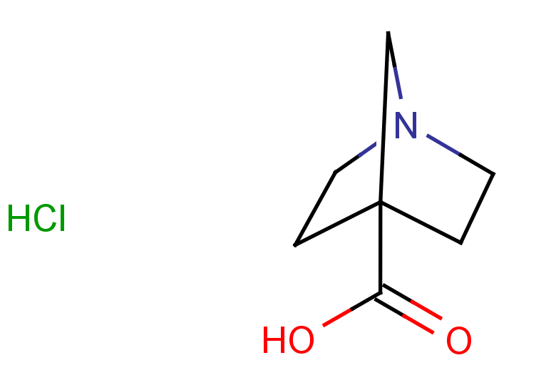 1-azabicyclo[2.2.1]heptane-4-carboxylic acid hydrochloride