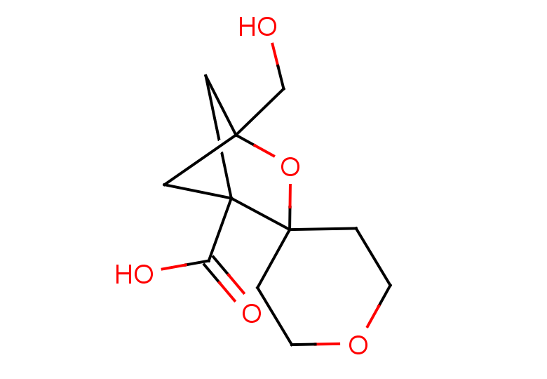 4-(hydroxymethyl)-3-oxaspiro[bicyclo[2.1.1]hexane-2,4'-oxane]-1-carboxylic acid