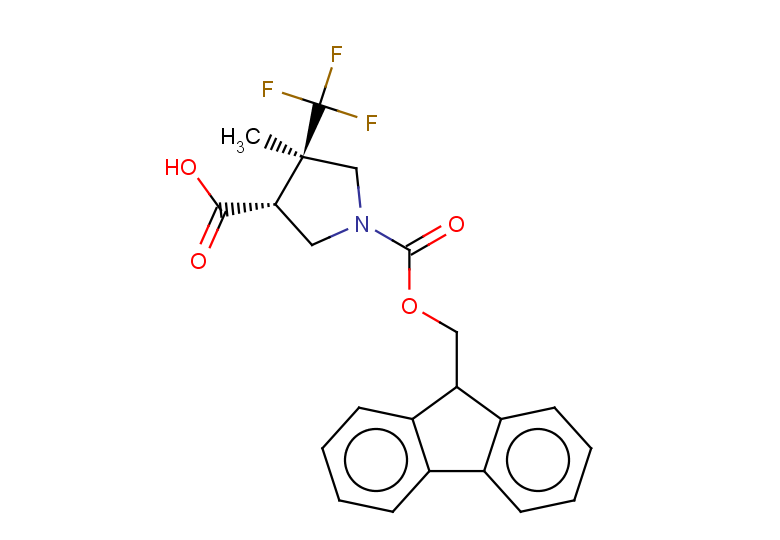 rac-(3R,4R)-1-{[(9H-fluoren-9-yl)methoxy]carbonyl}-4-methyl-4-(trifluoromethyl)pyrrolidine-3-carboxylic acid, trans