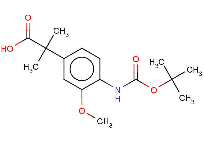 2-(4-{[(tert-butoxy)carbonyl]amino}-3-methoxyphenyl)-2-methylpropanoic acid