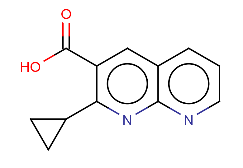 2-cyclopropyl-1,8-naphthyridine-3-carboxylic acid