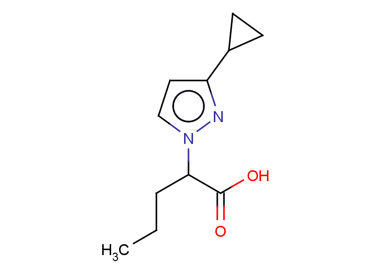 2-(3-cyclopropyl-1H-pyrazol-1-yl)pentanoic acid