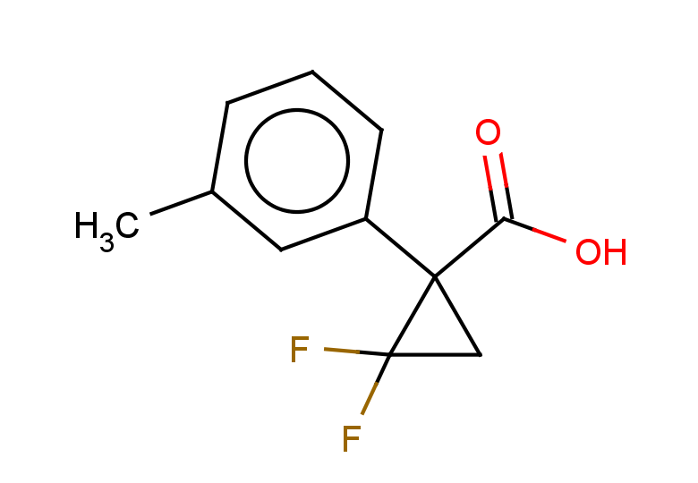 2,2-difluoro-1-(3-methylphenyl)cyclopropane-1-carboxylic acid