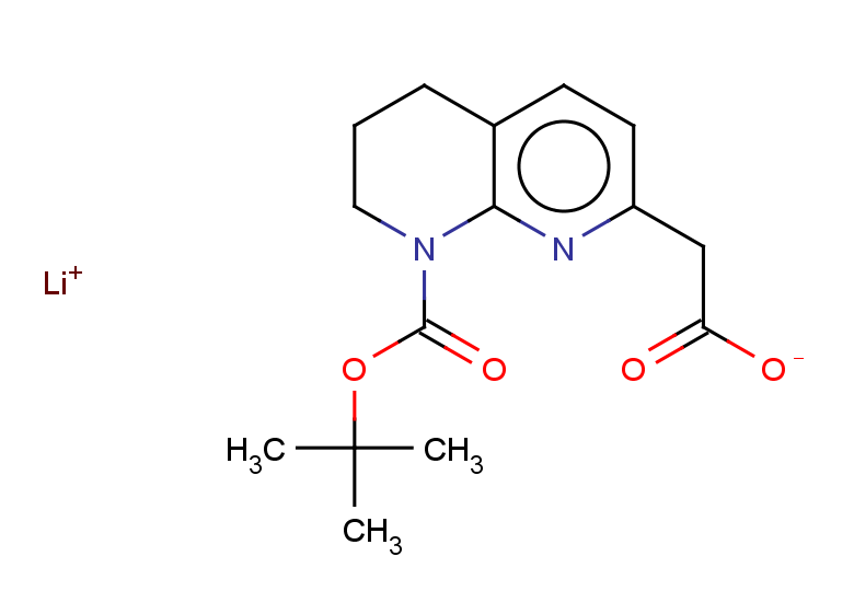 lithium 2-{8-[(tert-butoxy)carbonyl]-5,6,7,8-tetrahydro-1,8-naphthyridin-2-yl}acetate