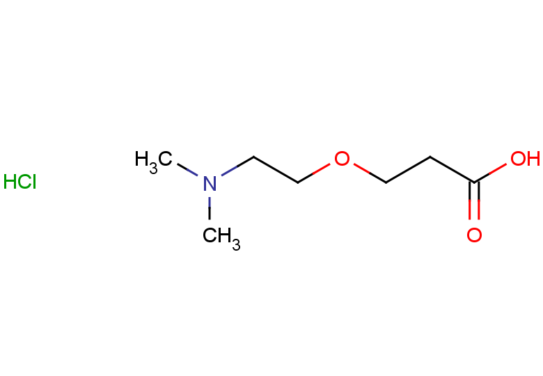 3-[2-(dimethylamino)ethoxy]propanoic acid hydrochloride