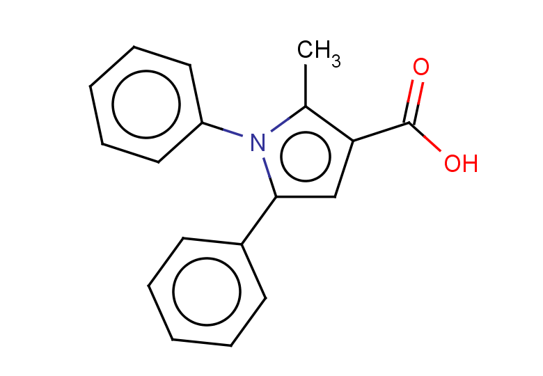 2-methyl-1,5-diphenyl-1H-pyrrole-3-carboxylic acid