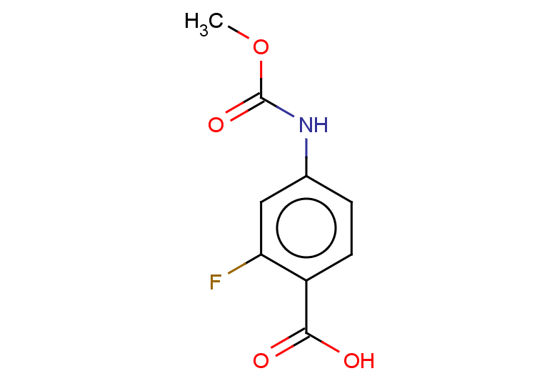 2-fluoro-4-[(methoxycarbonyl)amino]benzoic acid