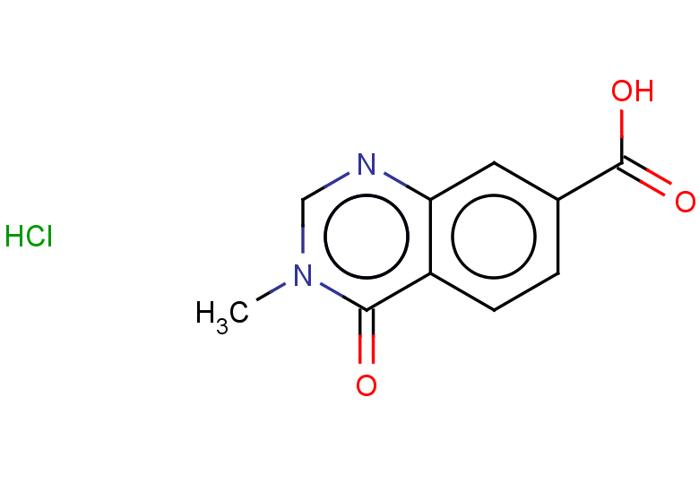 3-methyl-4-oxo-3,4-dihydroquinazoline-7-carboxylic acid hydrochloride