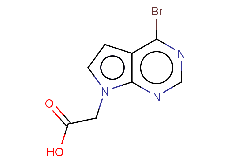 2-{4-bromo-7H-pyrrolo[2,3-d]pyrimidin-7-yl}acetic acid