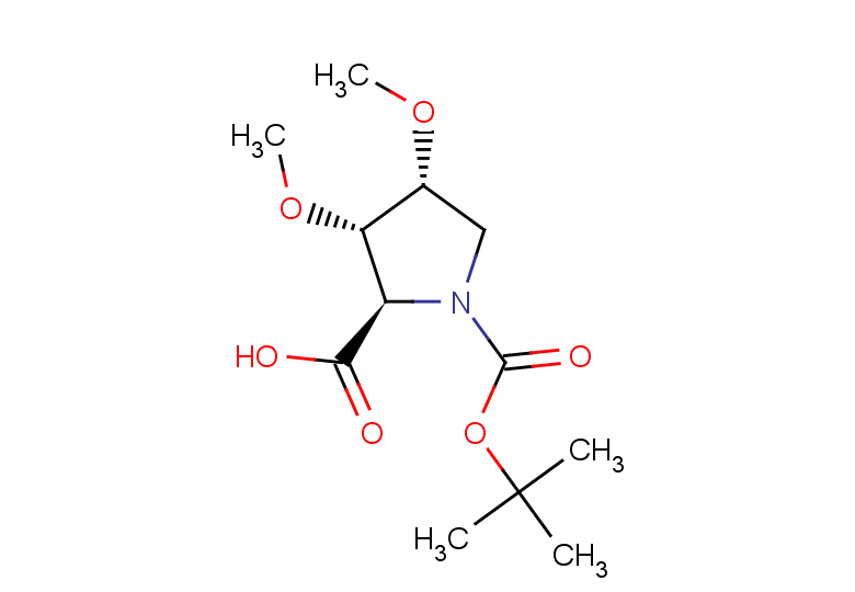 rac-(2R,3S,4R)-1-[(tert-butoxy)carbonyl]-3,4-dimethoxypyrrolidine-2-carboxylic acid