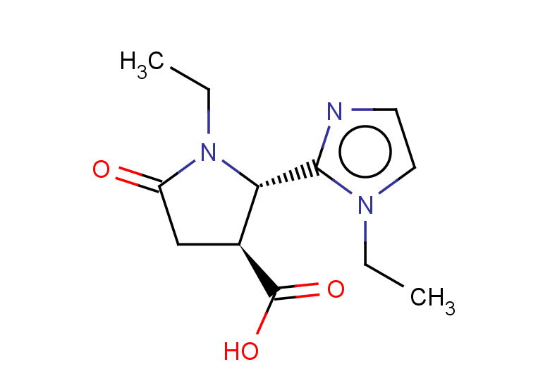 rac-(2R,3R)-1-ethyl-2-(1-ethyl-1H-imidazol-2-yl)-5-oxopyrrolidine-3-carboxylic acid, trans