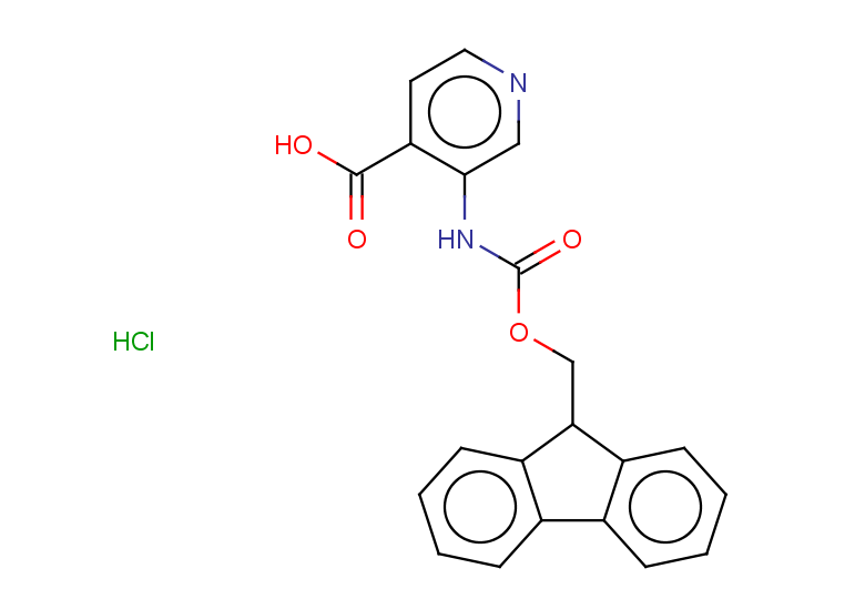 3-({[(9H-fluoren-9-yl)methoxy]carbonyl}amino)pyridine-4-carboxylic acid hydrochloride