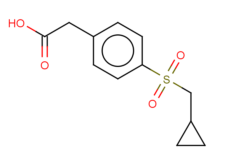 2-(4-cyclopropylmethanesulfonylphenyl)acetic acid