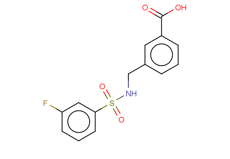 3-[(3-fluorobenzenesulfonamido)methyl]benzoic acid