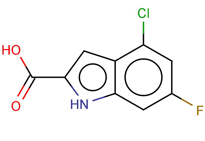 4-chloro-6-fluoro-1H-indole-2-carboxylic acid