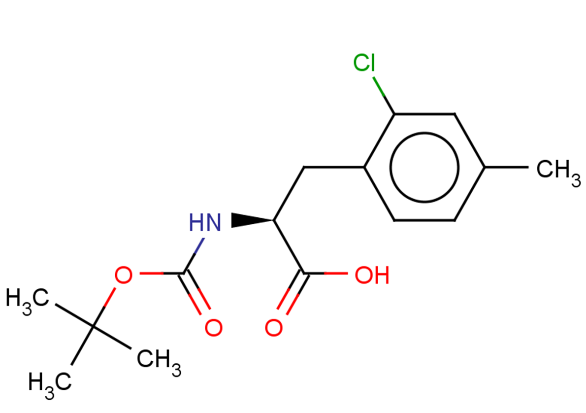 (2S)-2-{[(tert-butoxy)carbonyl]amino}-3-(2-chloro-4-methylphenyl)propanoic acid