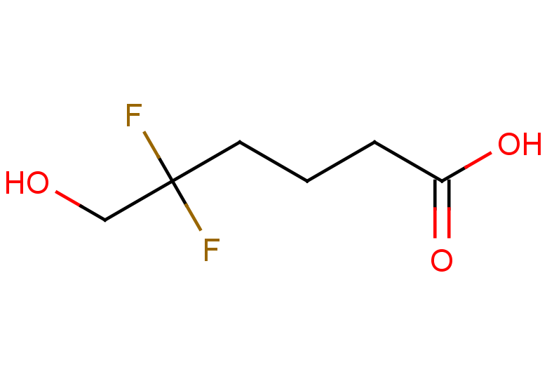 5,5-difluoro-6-hydroxyhexanoic acid
